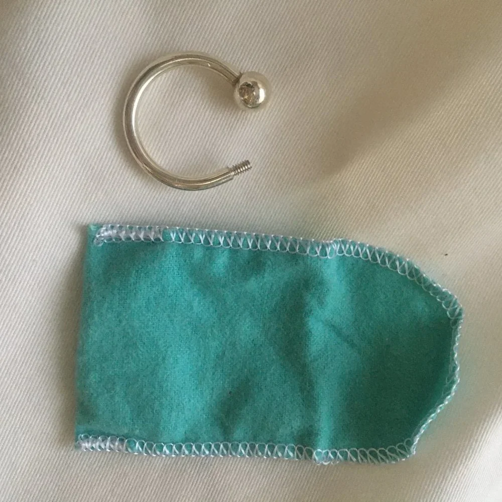 Tiffany & Co. authentic Key Ring Keyring from y2k era and pouch - Picture 6 of 6